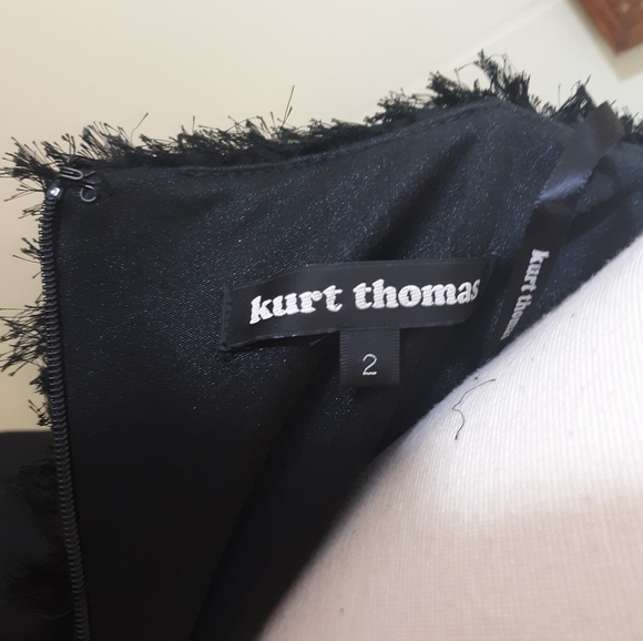 Kurt Thomas strapless draped party dress sz 2 *D4 - Picture 3 of 8